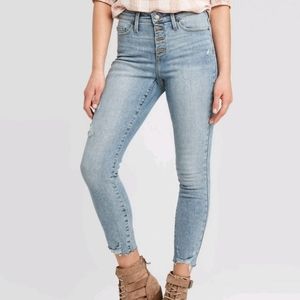 Universal Thread Button Fly High Waisted Denim